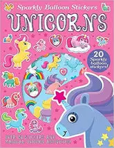 Sparkly Balloon Sticker Activity Books: Unicorns Paperback